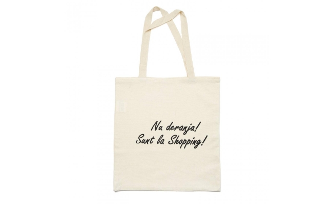 Sacosa Heinner pentru cumparaturi, bumbac cu print (HR-SHPBAG38)