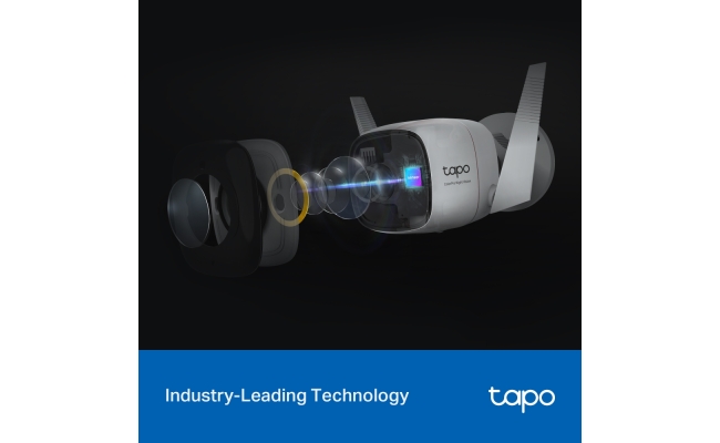 TP-Link Tapo C325WB - Camera IP Exterior, 2K, IP66, 4 MP, wireless, microfon,...