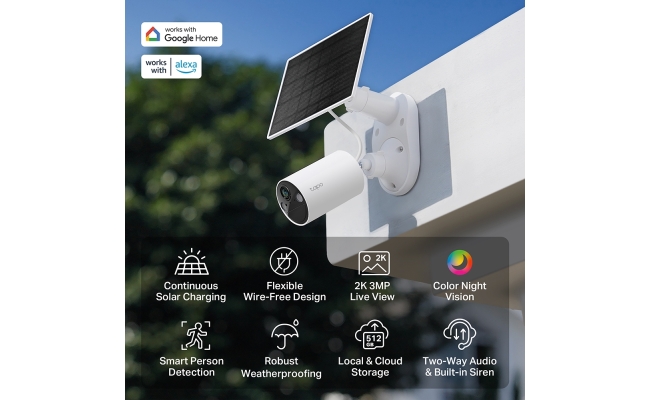 Camera Supraveghere Wireless 2K Exterior/Interior TP-Link Tapo C410 51309