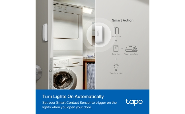 Tapo T110 TP-Link - Senzor smart de miscare, securitate pentru ferestre si...