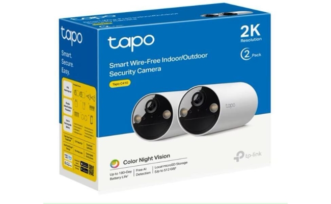 Camera Supraveghere Wireless TAPO C410 (2-Pack) 51337