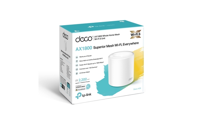 Router Mesh Wi-Fi 6 TP-Link Deco X20 AX1800 51370