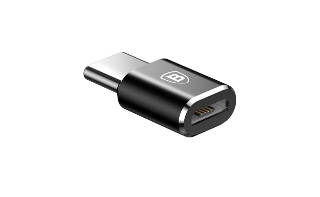 ADAPTOR Baseus CAMOTG-01 Mini Micro, USB Type-C (T) to Micro USB (M), corp...