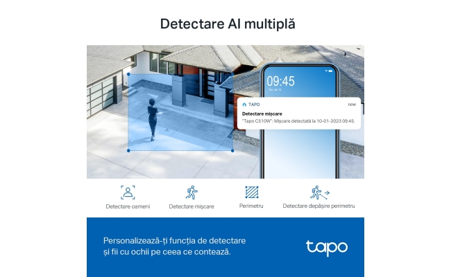 Tapo C510W TP-Link camera IP Exterior, 2K QHD 2560x1440, 360 grade, IP66...