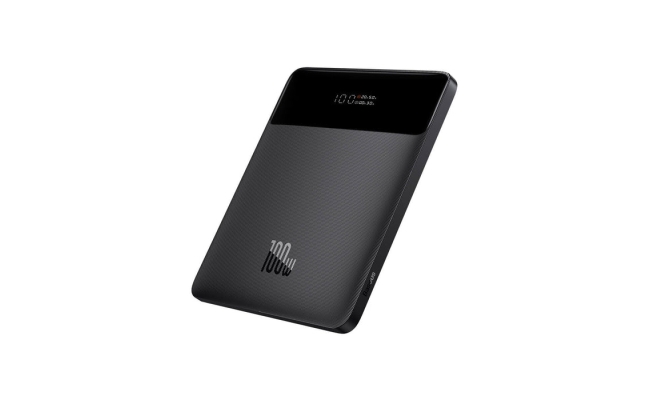 Baterie externa Baseus Blade 20000mAh, PD 100W, ultra thin, 2 x USB; 2 x USB...