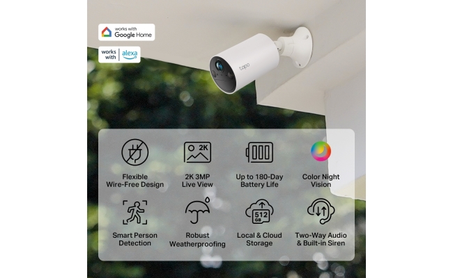 Camera Supraveghere WiFi Exterior/Interior TP-Link Tapo C410 51323