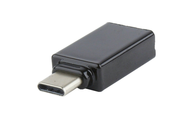 Adaptor Gembird USB 2.0 Type-C (T) la USB 2.0 (M), Negru
