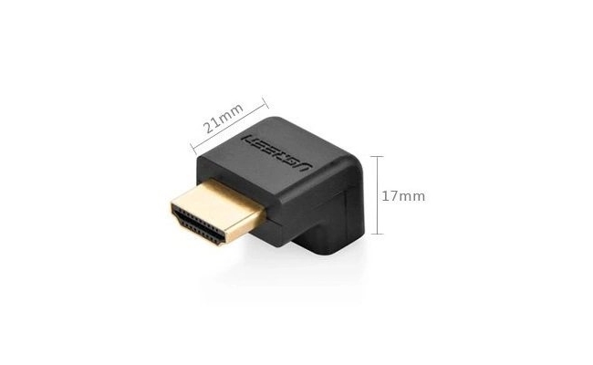 Adaptor Ugreen HD112 HDMI (F) la HDMI (M) 90 grade 51046