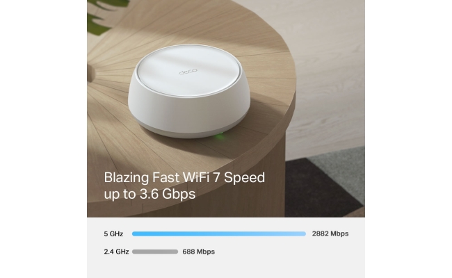 TP-LINK Deco BE25 Wi-Fi 7 Mesh BE5000 (3-Pack) 51387