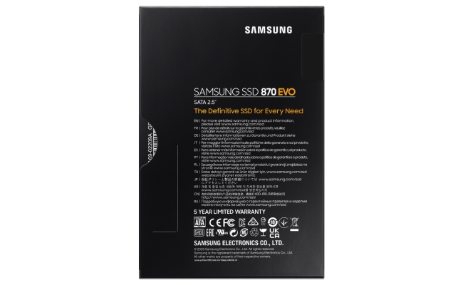 SSD-ul SAMSUNG 870 EVO de 4TB (MZ-77E4T0B/EU) 51026
