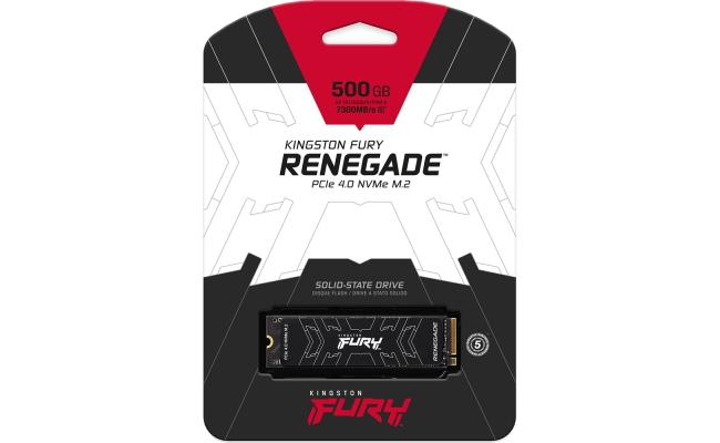 SSD Kingston 500GB FURY Renegade PCIe 4.0 NVMe M.2 50923