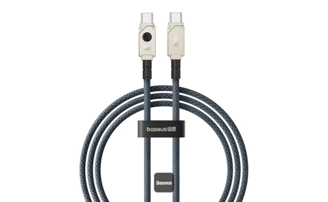 Cablu USB-C Baseus 100W Incarcare Rapida Alb