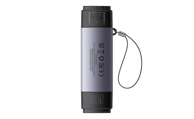 Card Reader Extern USB 3.0 si Type-C Baseus Metalic Gri 51439