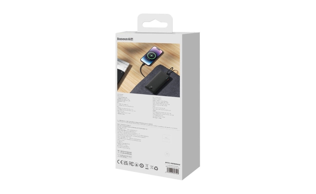 Baseus Airpow, Baterie externa Baseus Airpow 10000mAh, 20W, 1 x USB; 1 x USB...