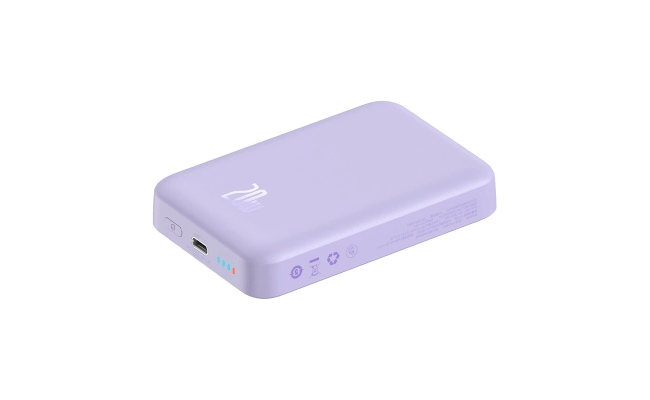 Baseus Magnetic Mini 10000mAh, USB-C 20W MagSafe powerbank (violet) 52060