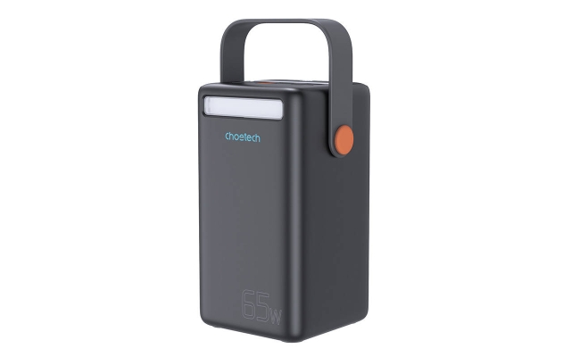 Mini statie de alimentare, powerbank Choetech B664 50000mAh 65W (negru)