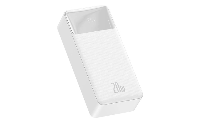 Powerbank Baseus Bipow 30000mAh, 20W (alb)