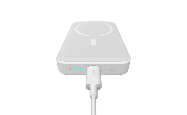 Powerbank Baseus Magnetic, 10000mAh, 20W, MagSafe (alb) 52031