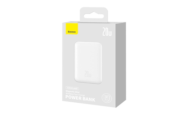 Powerbank Baseus Magnetic, 10000mAh, 20W, MagSafe (alb) 52035