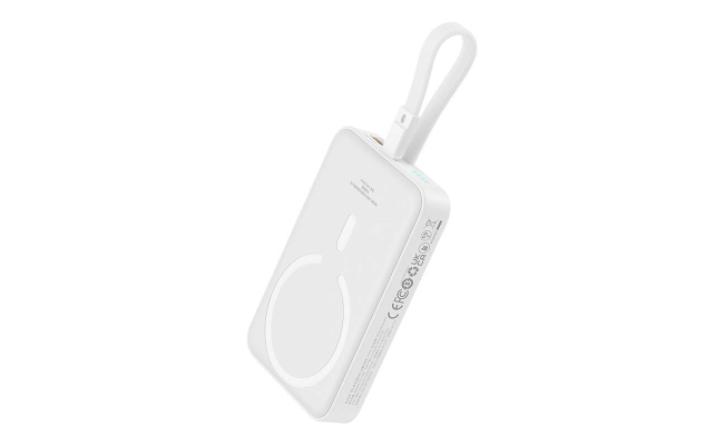 Powerbank Baseus Magnetic Mini 10000mAh, USB-C 20W MagSafe (alb) 51929