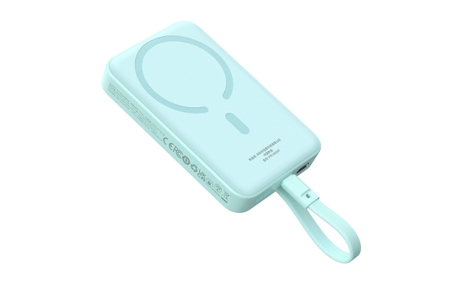Powerbank Baseus Magnetic Mini 10000mAh, USB-C 30W MagSafe (albastru) 51955