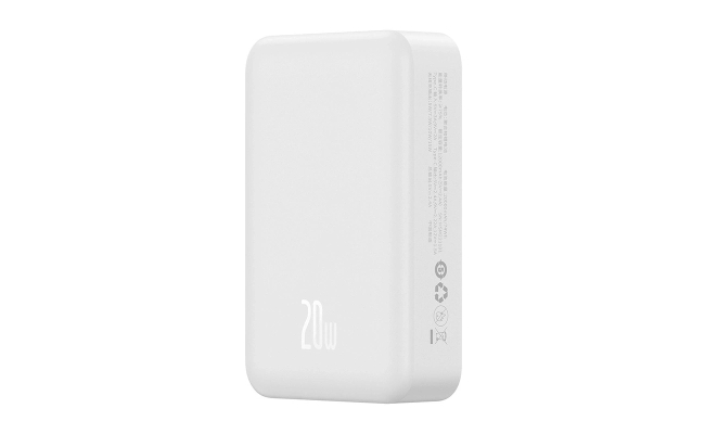 Powerbank Baseus Magnetic Mini 20000mAh 20W MagSafe (alb)