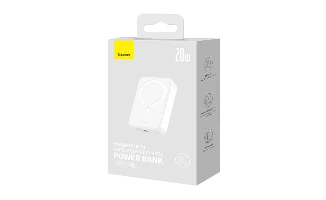 Powerbank Baseus Magnetic Mini 20000mAh 20W MagSafe (alb) 51913