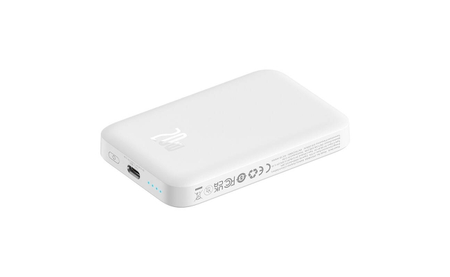 Powerbank Baseus Magnetic Mini 6000mAh 20W MagSafe (alb) 52084