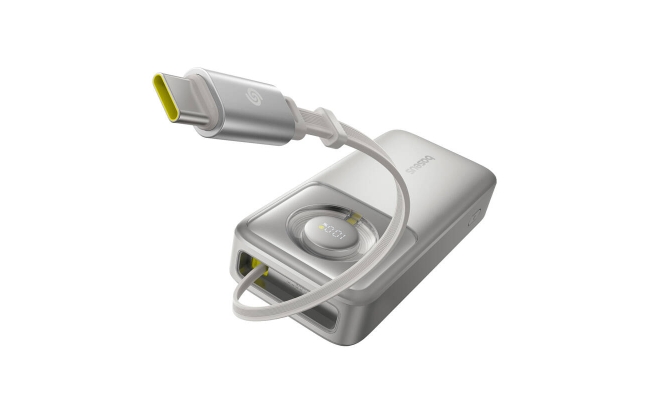 Baseus OS Free2Pull 20000 mAh 65W powerbank + cablu (gri) 51873