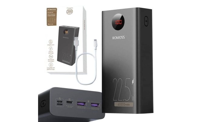 Powerbank Romoss PEA40PF 40000mAh, 22.5W (negru) 52072