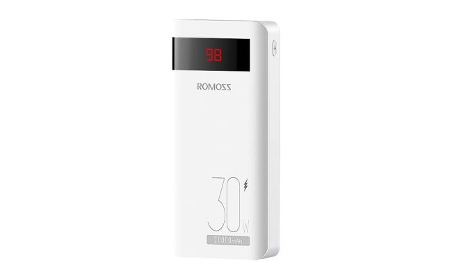 Powerbank Romoss Sense6PS Pro 20000mAh, 30W (alb)