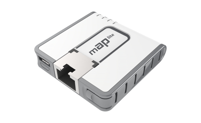 MikroTik mAP lite, Access point, RBmAPL-2nD, 2x2 MIMO, 2,4GHz, 1x RJ45 100Mb/s