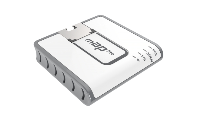 MikroTik mAP lite, Access point, RBmAPL-2nD, 2x2 MIMO, 2,4GHz, 1x RJ45...