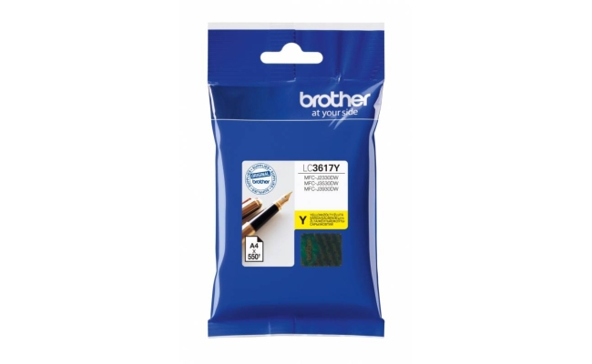 Cartus Cerneala Original Brother Yellow, LC3617Y, pentru MFC-J2330, J3530,...