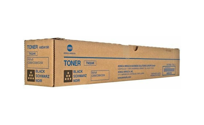 Toner Original Konica-Minolta Black TN-324K pentru Bizhub C258, Bizhub C308,...