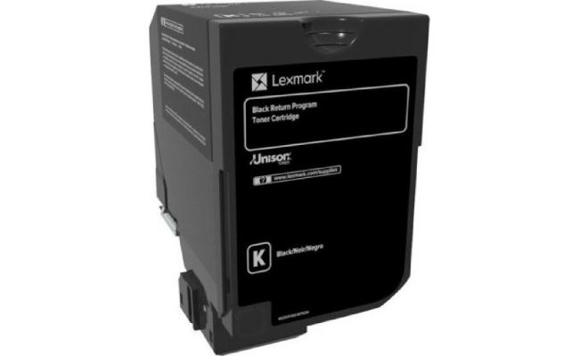 Toner Original Lexmark Black 74C20K0 pentru CS720, CS725, CX720, 3K