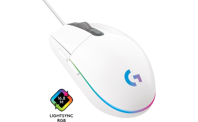Mouse Logitech Gaming G203 910-005797, LIGHTSYNC, alb 53191