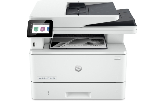 HP LaserJet Pro Imprimantă MFP 4102fdw, Alb-negru, Imprimanta pentru Firme...