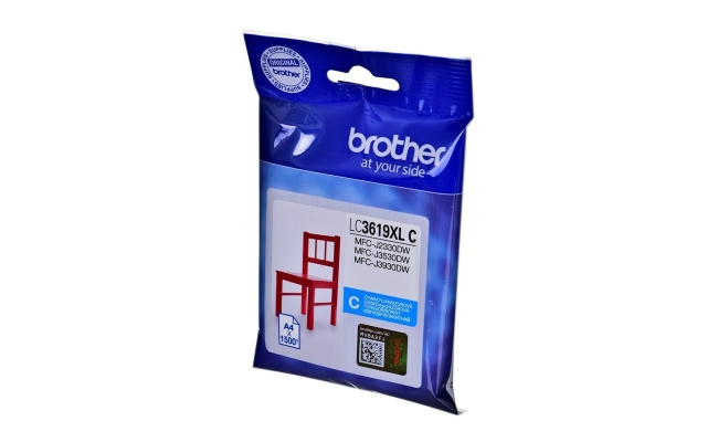 Cartus Cerneala Original Brother Cyan, LC3619XLC, pentru MFC-J2330, J3530,...