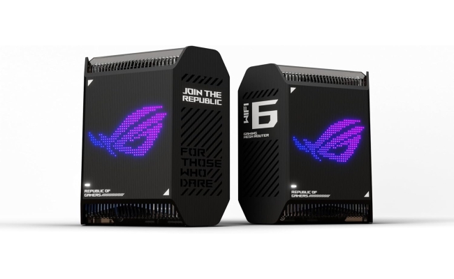 Sistem Wi-Fi Mesh Gaming ASUS ROG Rapture GT6 (B-2-PK), AX10000, Tri-Band,...