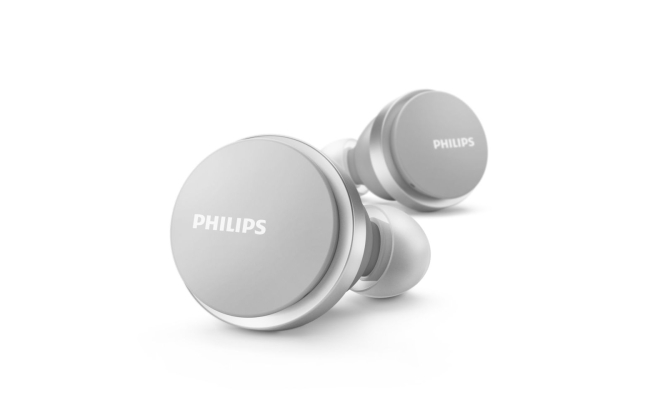 Casti audio true wireless Philips TAT8506WT/00, Bluetooth, Waterproof, Alb...
