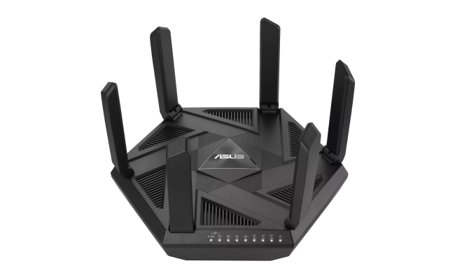 Router Gaming Wireless ASUS RT-AXE7800, AXE7800, Tri-Band, Quad-Core 1.7GHz...