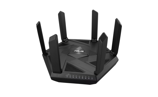 Router Gaming Wireless ASUS RT-AXE7800, AXE7800, Tri-Band, Quad-Core 1.7GHz...