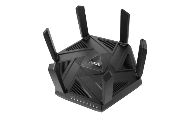 Router Gaming Wireless ASUS RT-AXE7800, AXE7800, Tri-Band, Quad-Core 1.7GHz...