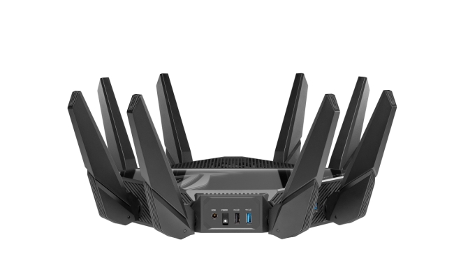 Router Gaming Wireless ASUS ROG Rapture GT-AXE16000, AXE16000, Quad-Band,...