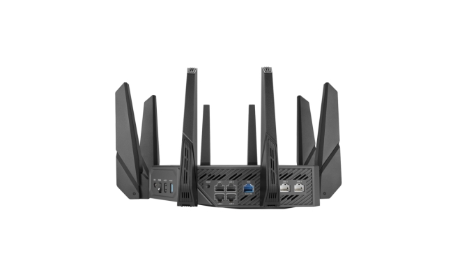 Router Gaming Wireless ASUS ROG Rapture GT-AXE16000, AXE16000, Quad-Band,...