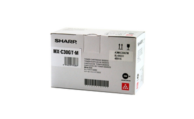 Toner Original Sharp Magenta MXC30GTM, pentru MXC250, MXC300, MXC301, MXC303,...