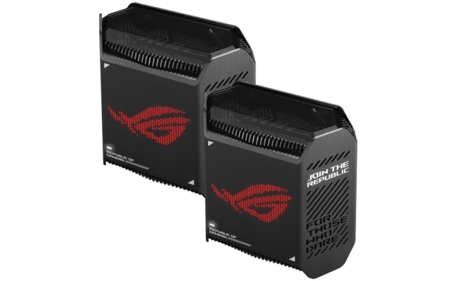 Sistem Wi-Fi Mesh Gaming ASUS ROG Rapture GT6 (B-2-PK), AX10000, Tri-Band,...