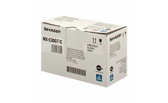 Toner Original Sharp Cyan MXC30GTC pentru MXC250, MXC300, MXC301, MXC303,...