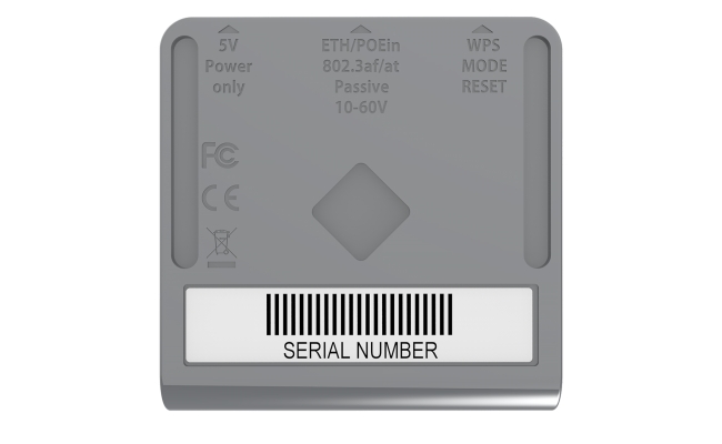 MikroTik mAP lite, Access point, RBmAPL-2nD, 2x2 MIMO, 2,4GHz, 1x RJ45...
